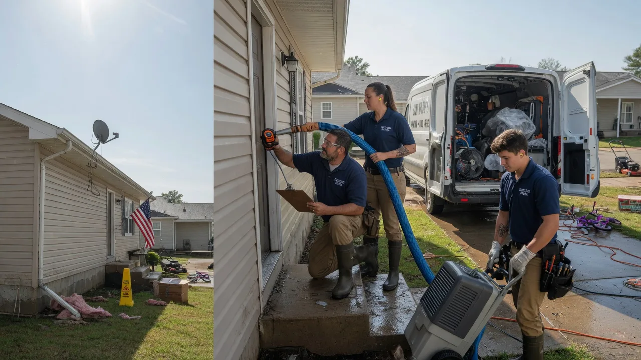 Ceiling Water Damage Restoration in Virgil, KS near me